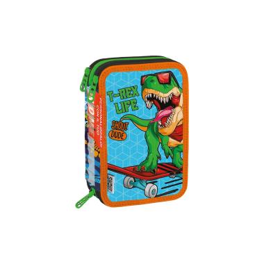 Shout t-rex - astuccio 3 zipper 44 pezzi