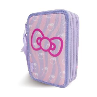 Hello kitty 50th anniversary - astuccio 3 zip