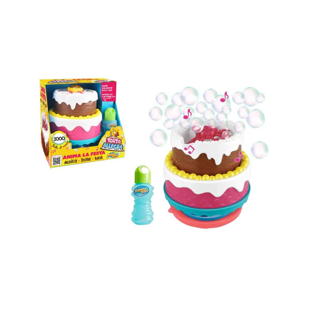 Macchina bolle party cake musicale