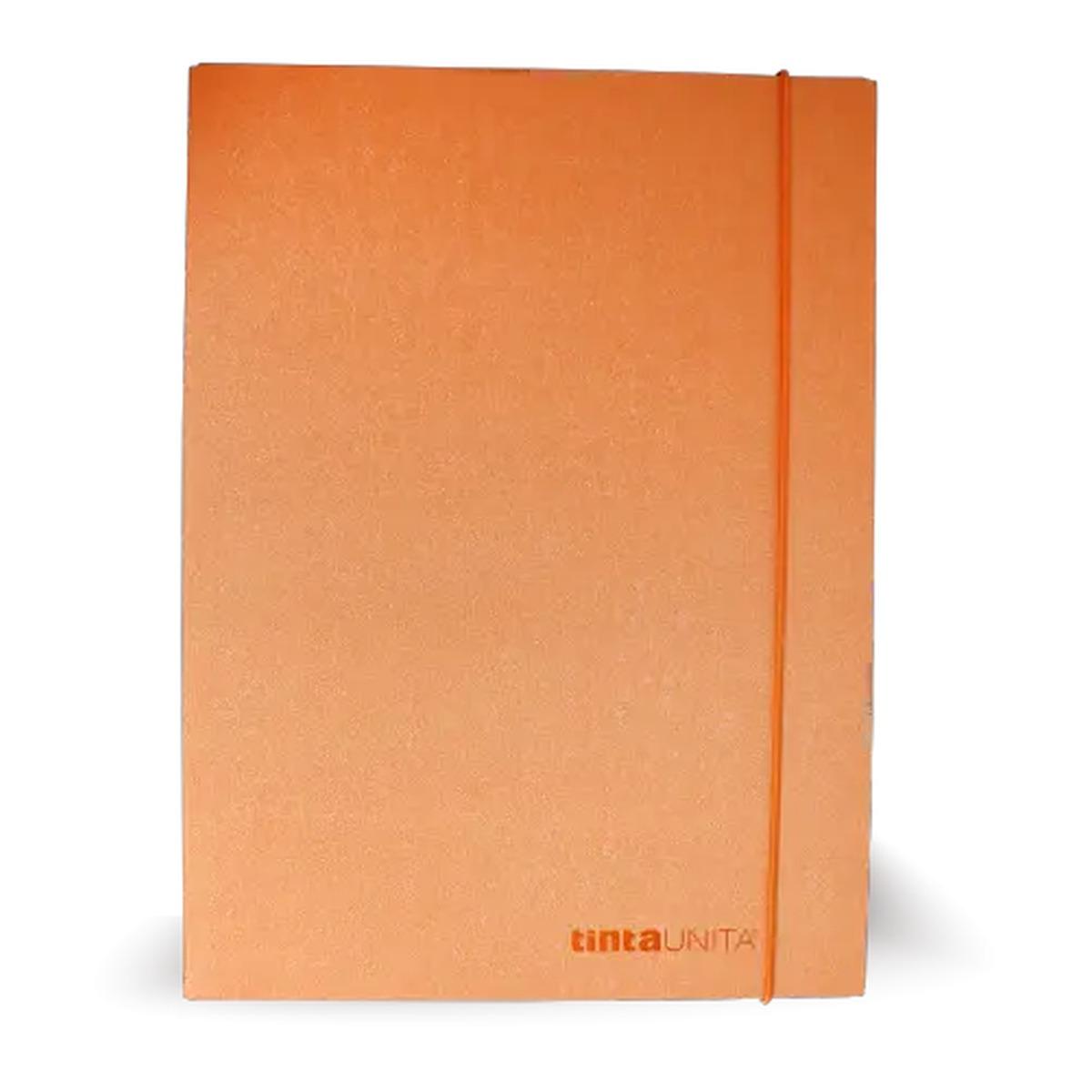 Cartella con elastico dorso 1 cm tintaunita fluo