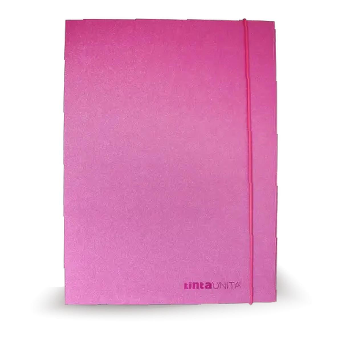 Cartella con elastico dorso 1 cm tintaunita fluo