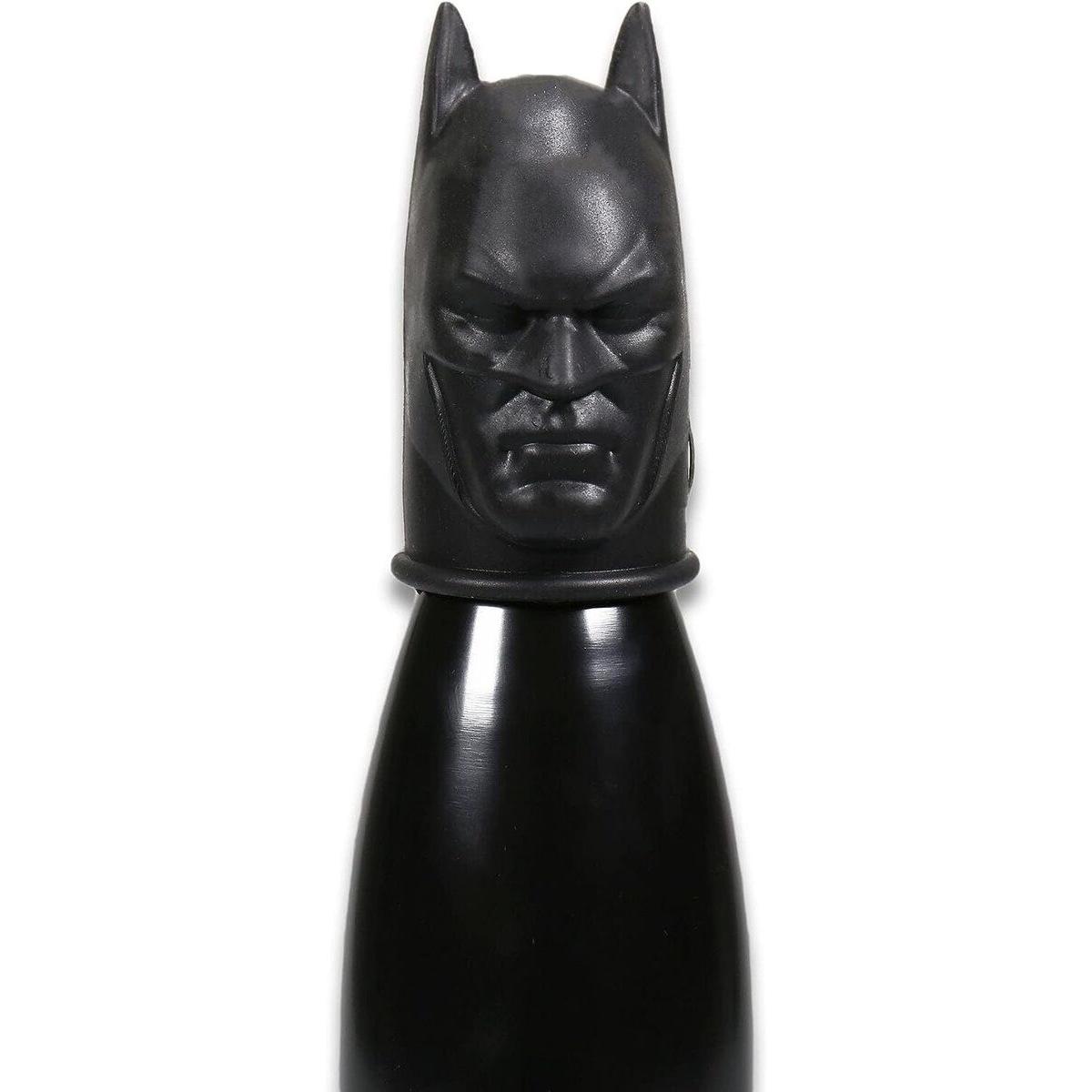 Santoro - bottiglia in metallo con tappo in 3d - 500 ml - batman