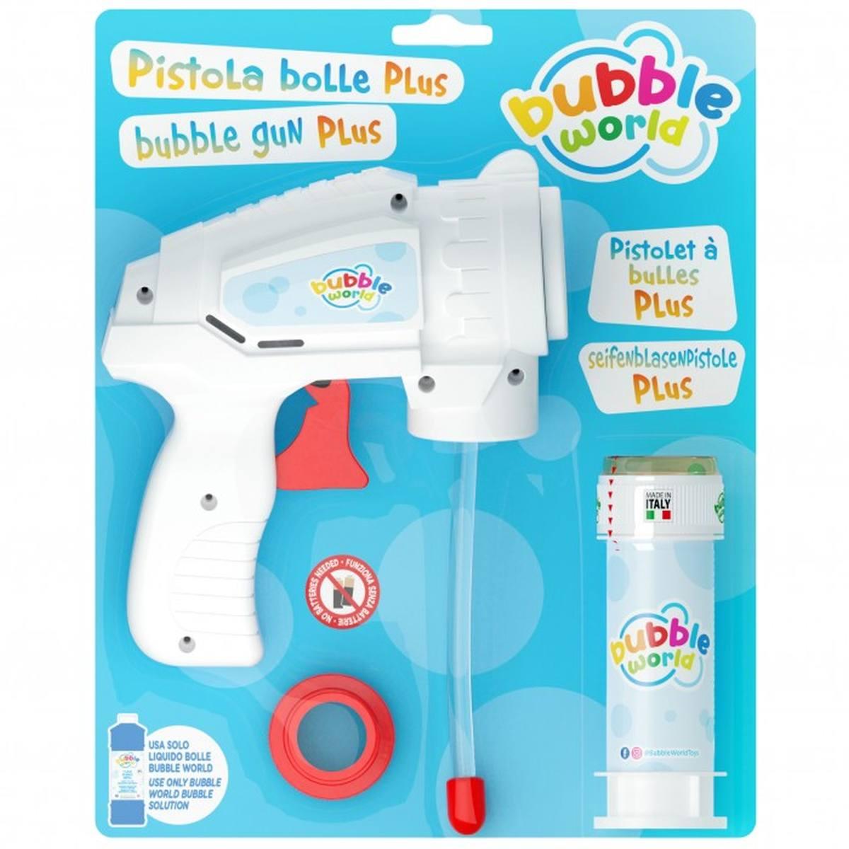 Dulcop - pistola bolle di sapone manuale gun plus