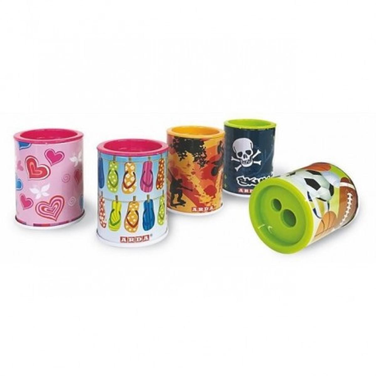 Arda - temperamatite lattina con serbatoio - 2 fori