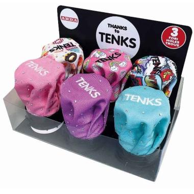 Arda - temperamatite tenks fancy con serbatoio in stoffa - 3 fori metall