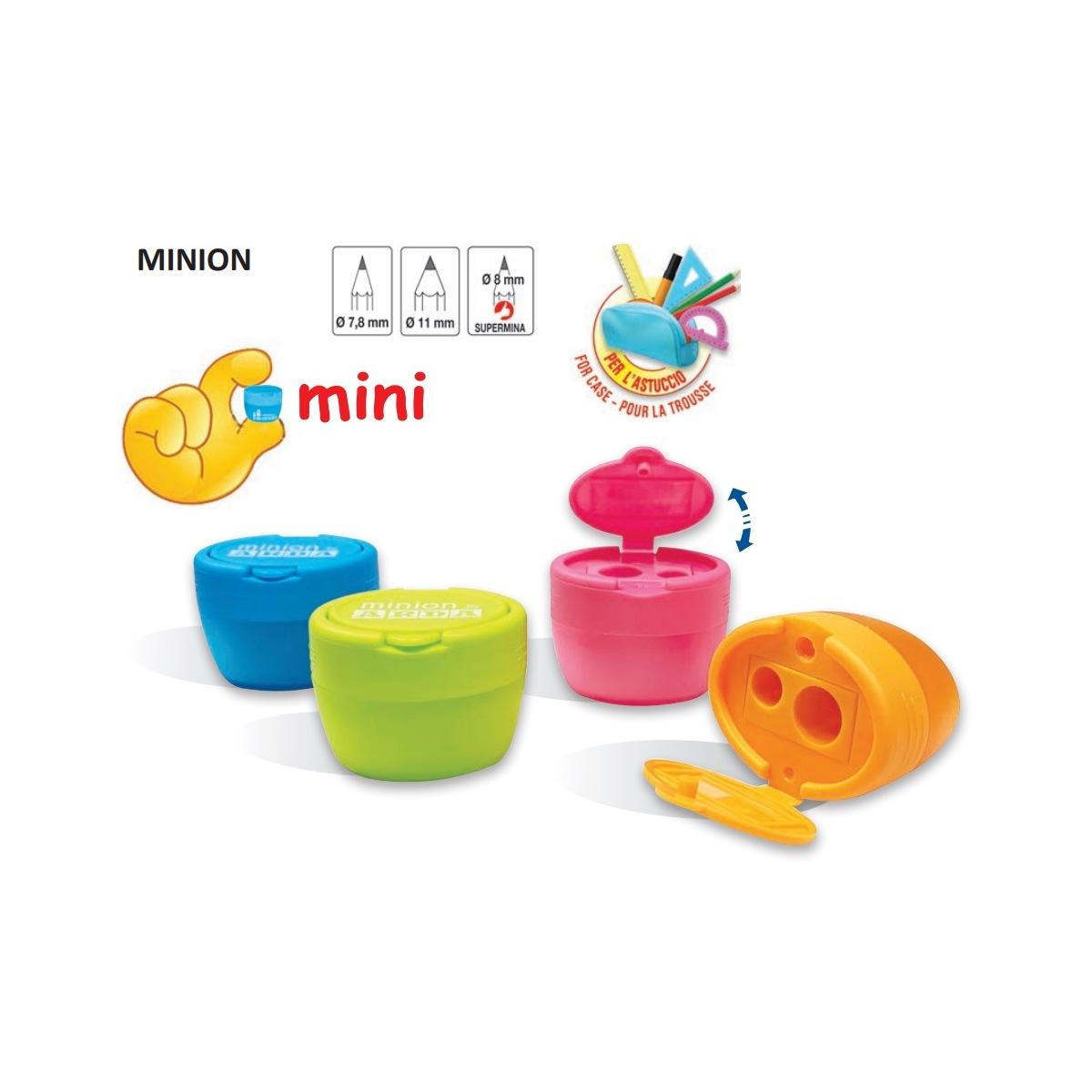 Arda - temperamatite minion 2 fori con contenitore