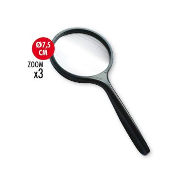 Arda - lente ingrandimento in vetro Ø 75 mm - zomm 3x