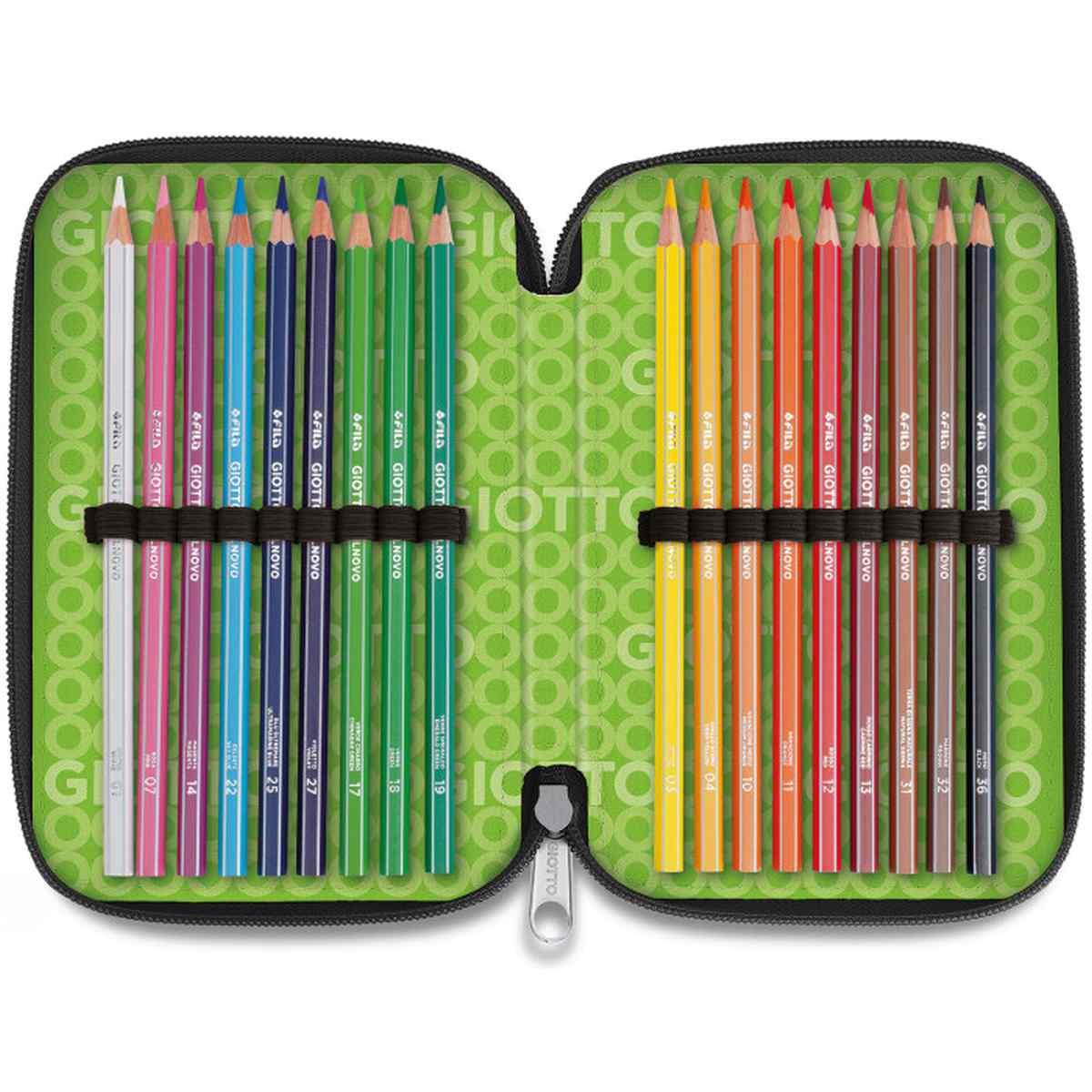 Giotto astuccio 3 zip con corredo smart fila