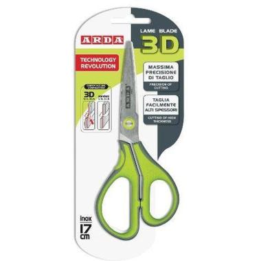 Arda - forbici 3d - 17 cm