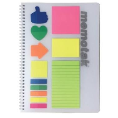 Memotak - maxi spiral memotak ppl 80 ff 80gr + sticky notes