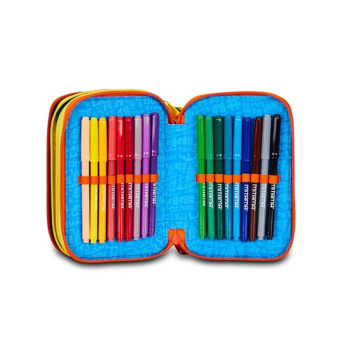 Mitama - astuccio triplo boy/girl mix - 47 pcs -