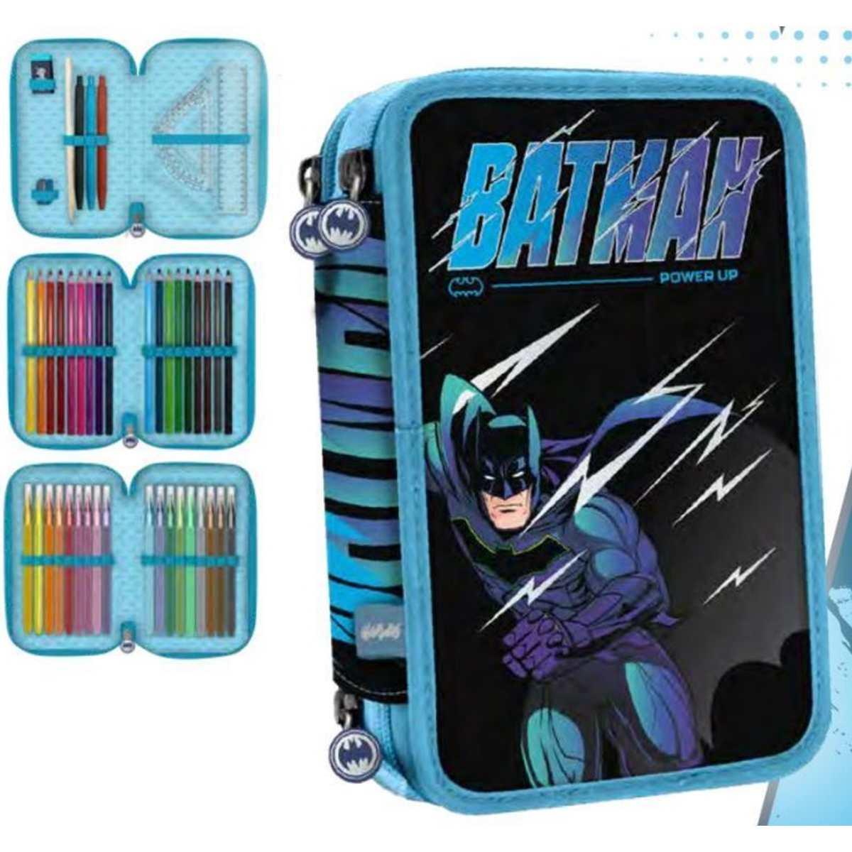Astuccio 3 zip accessoriato batman power up