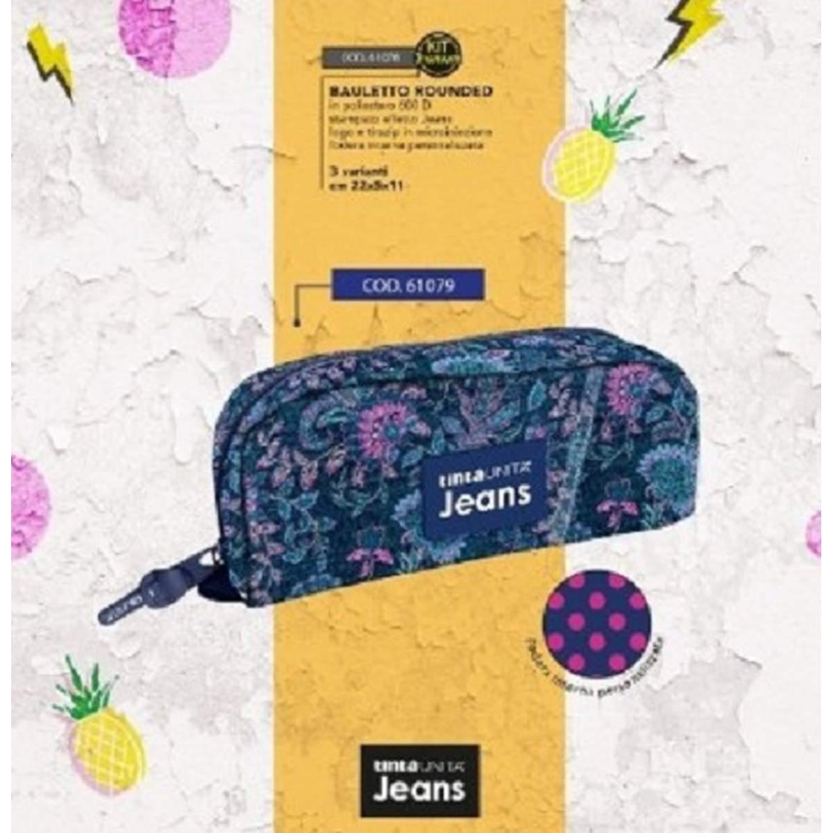 Astuccio bauletto rounded tintaunita jeans