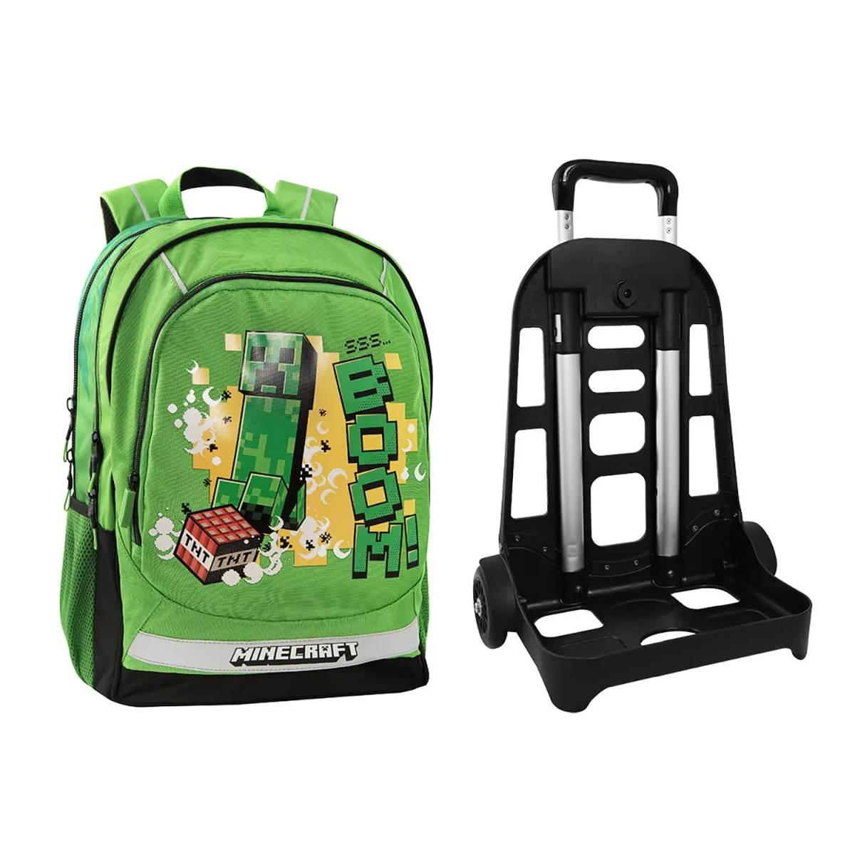 Minecraft zaino trolley staccabile jolly