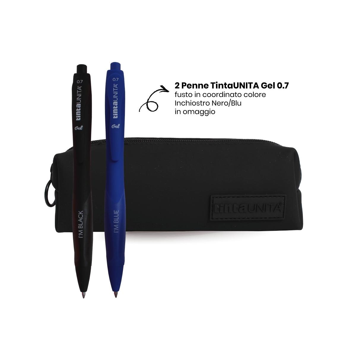 Bauletto con 2 penne i'm tintaunita gel 0,7 in silicone