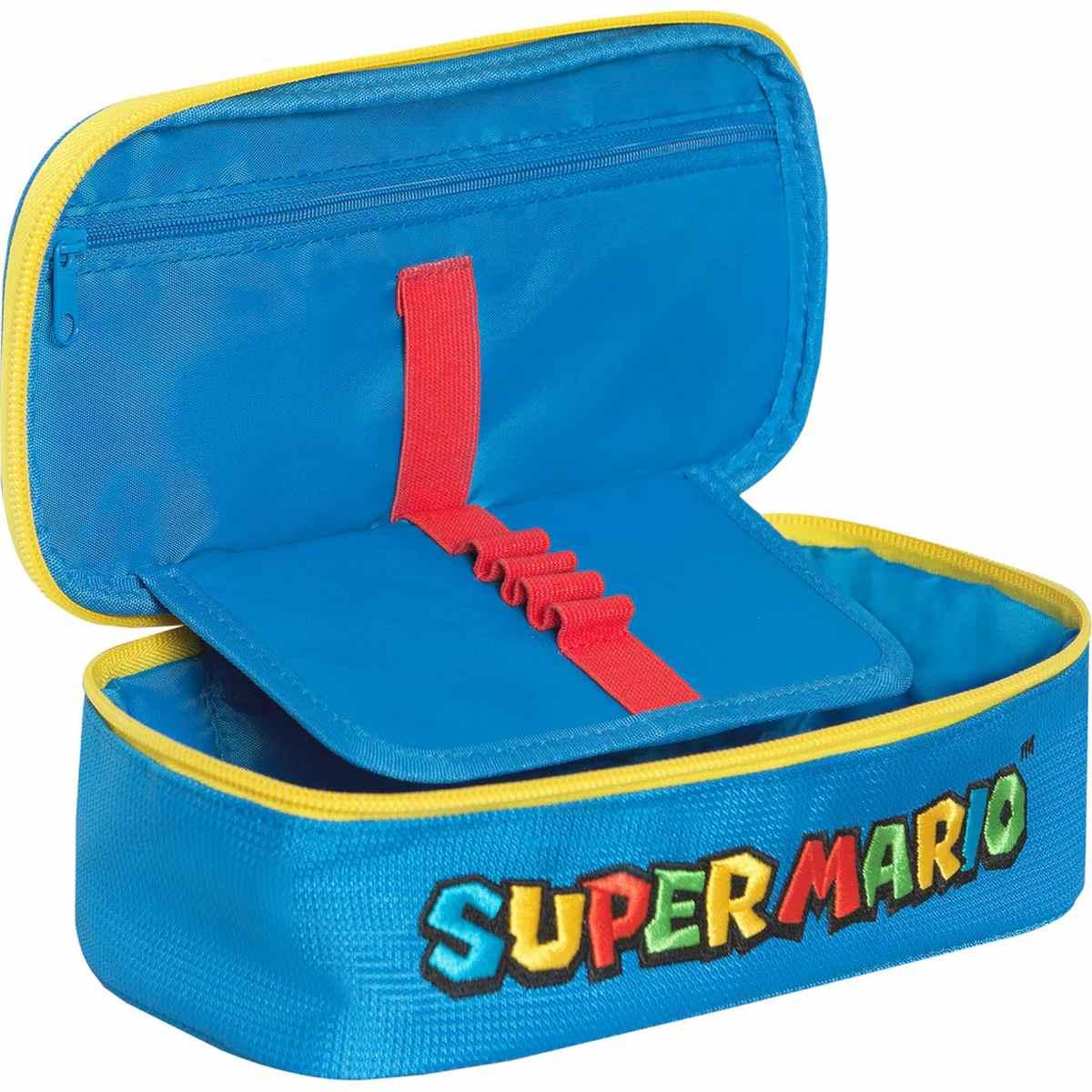 Astuccio ovale super mario blu/rosso/giallo