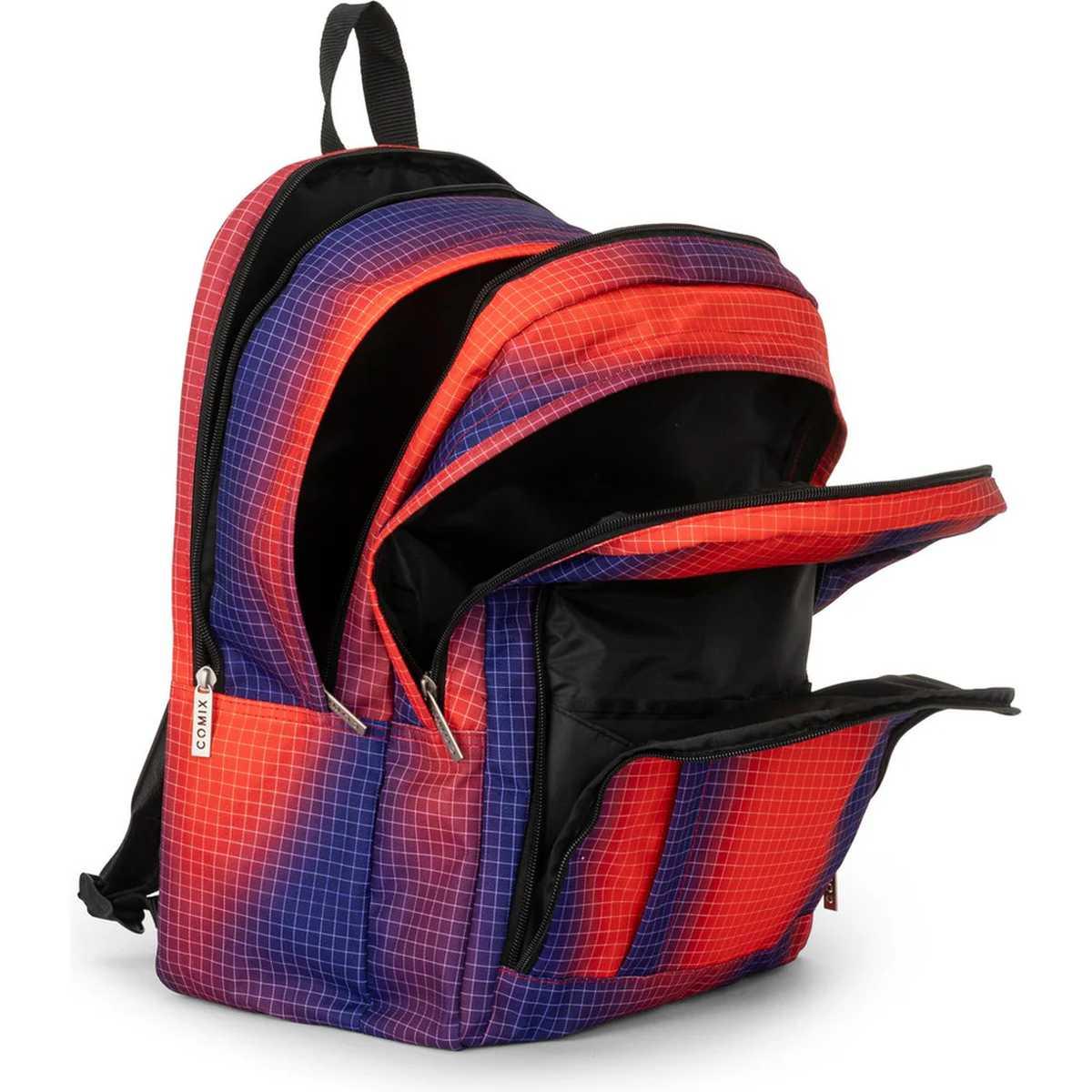 Zaino organizzato comix allover