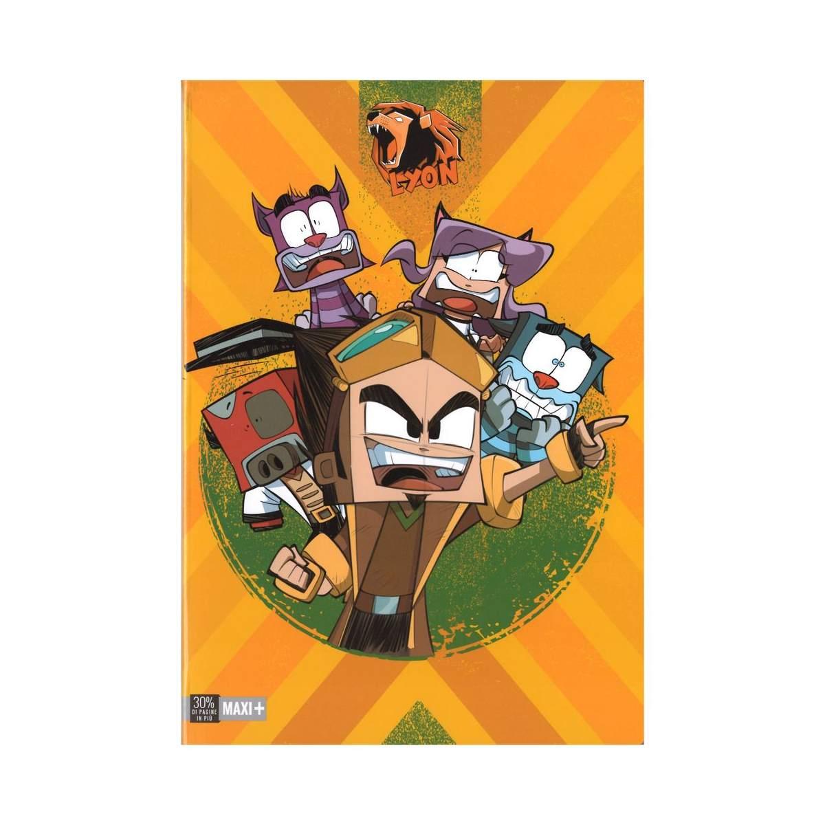 Maxi quaderno a4 +30% 100 gr lyon gamer