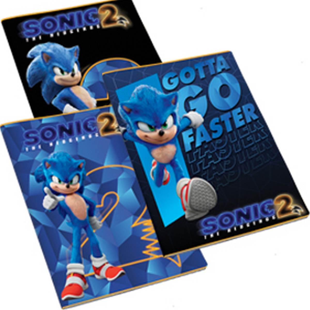 Maxi quaderno a4 sonic 2 - 100 gr - 100 pag