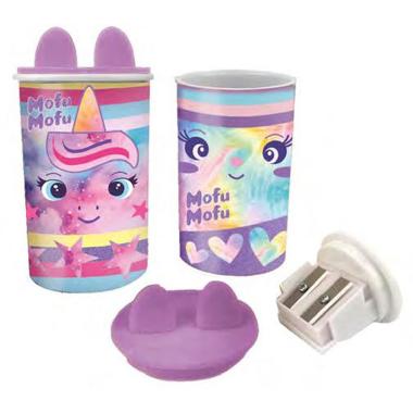 Temperino contenitore 2 fori mofumofu