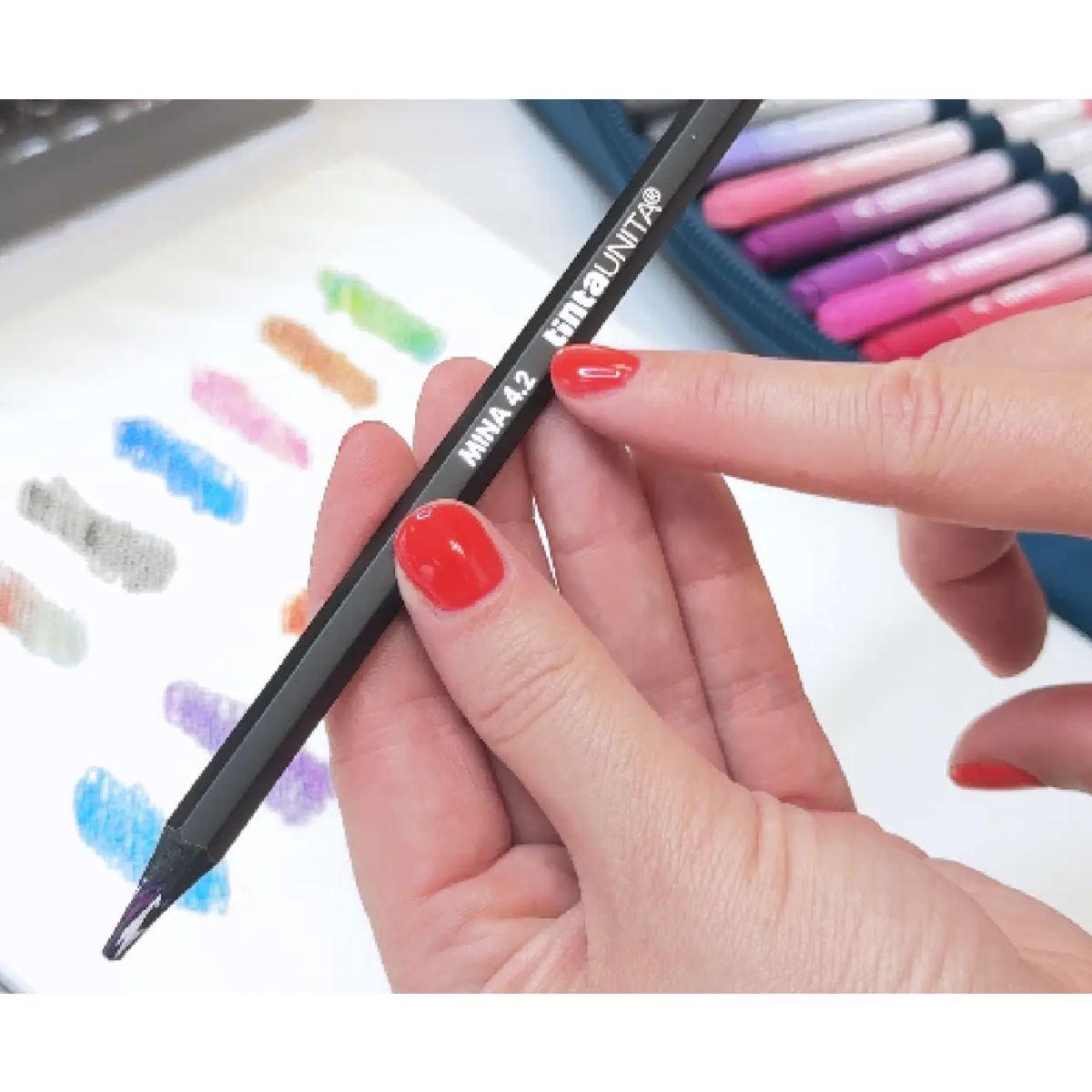 Color set gradient tintaunita - basetta pastelli multicolor 51 pezzi