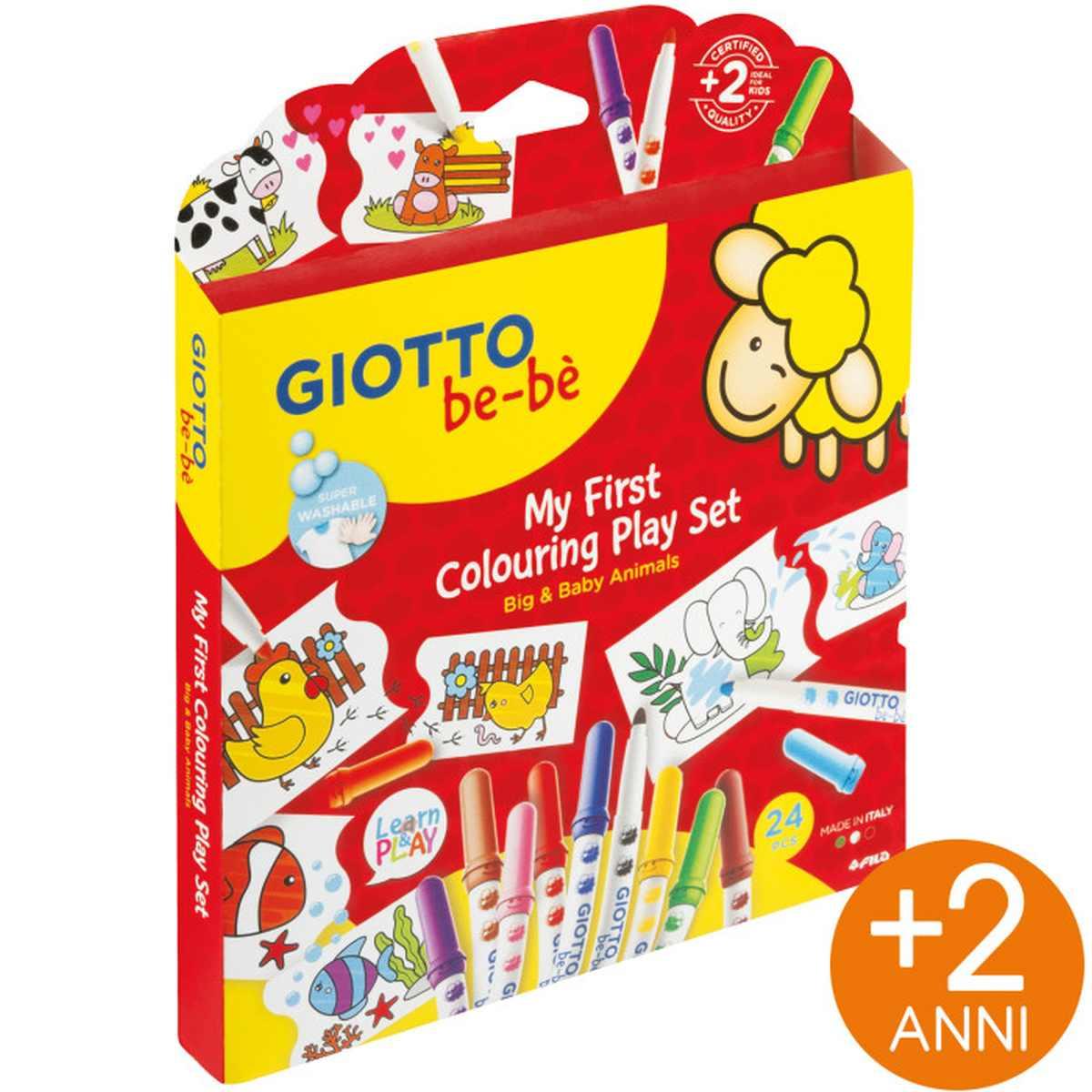 Giotto be-be' my first colouring play set
