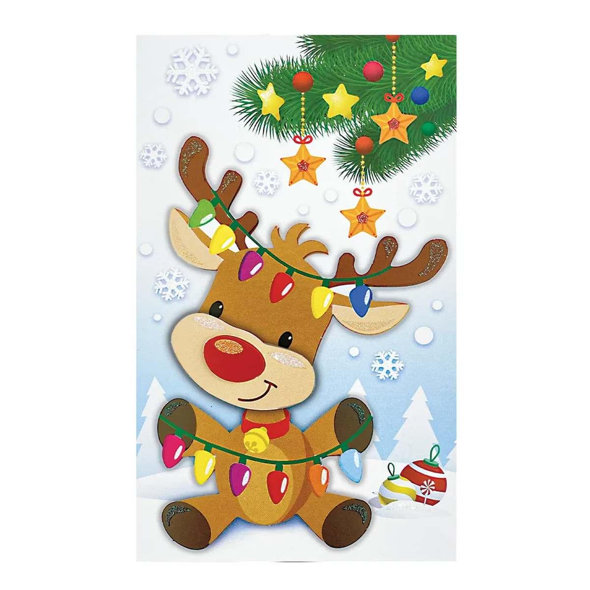 Biglietto christmas 3d