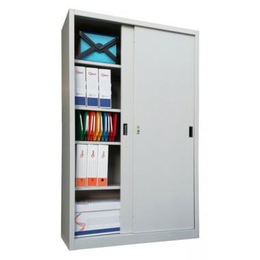 Armadio in metallo a porte scorrevoli - 120 x 45 x 200 cm