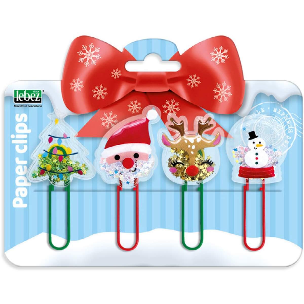 Clip natale set 4 soggetti