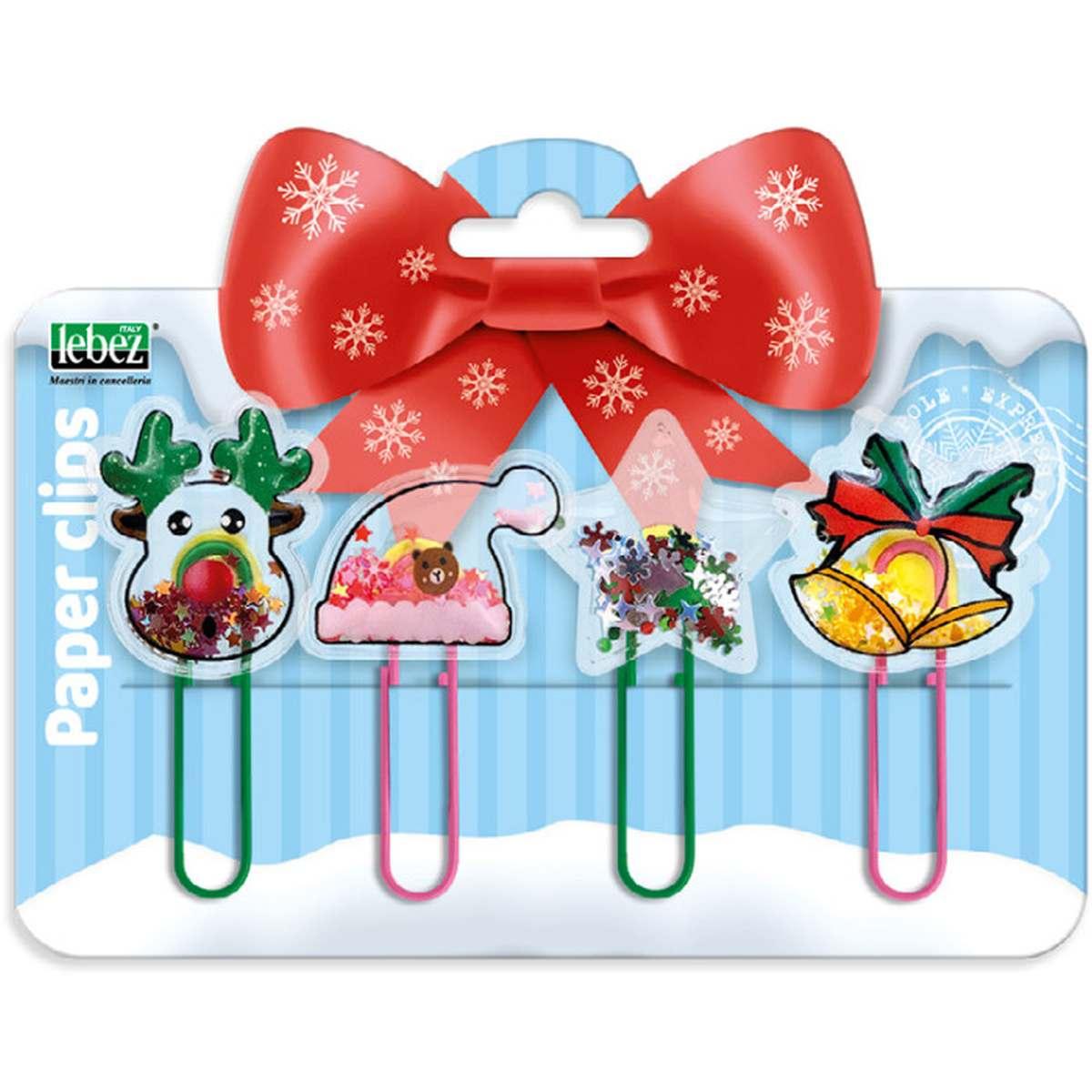 Clip natale set 4 soggetti