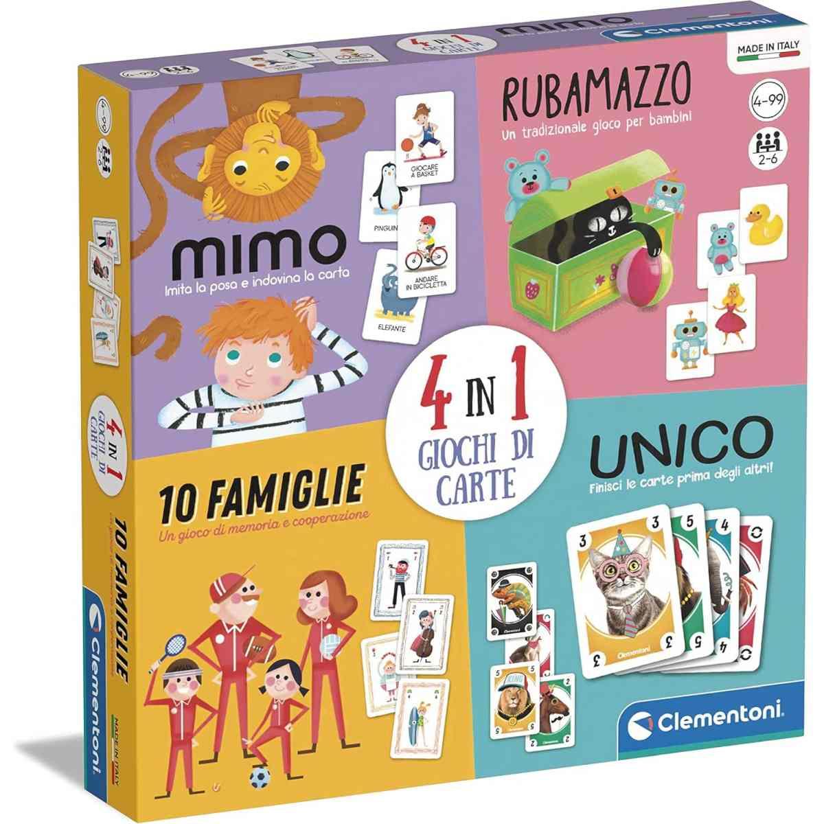 4 in 1 giochi di carte