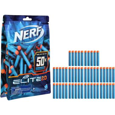 Nerf confezione ricarica include 50 dardi 2.0