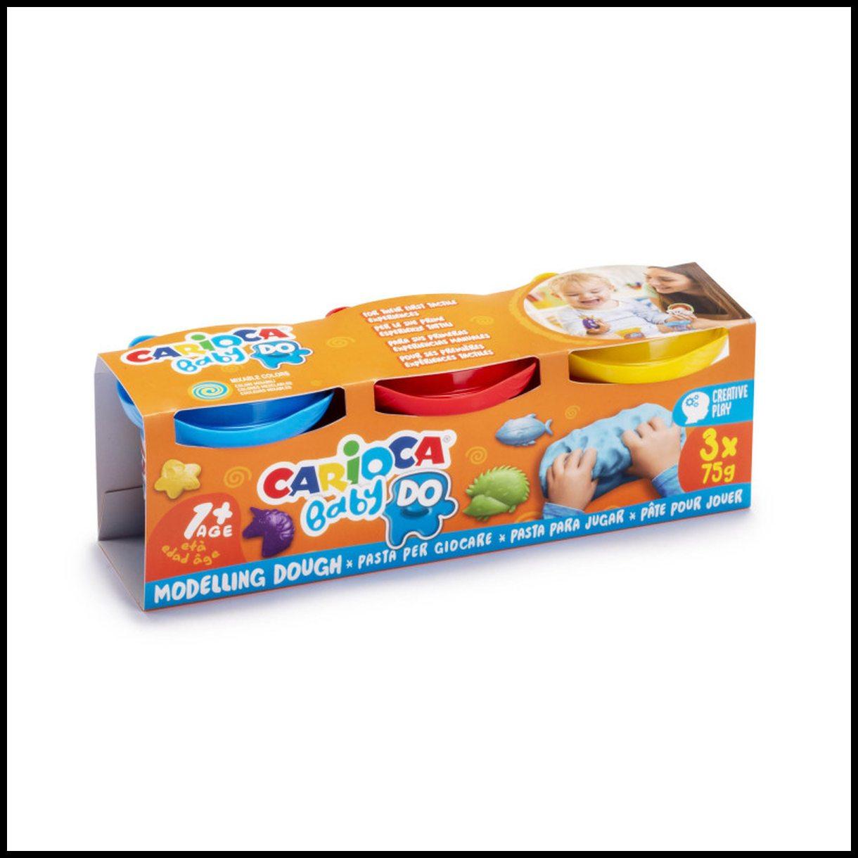 Carioca pasta da modellare baby do - 3 pz