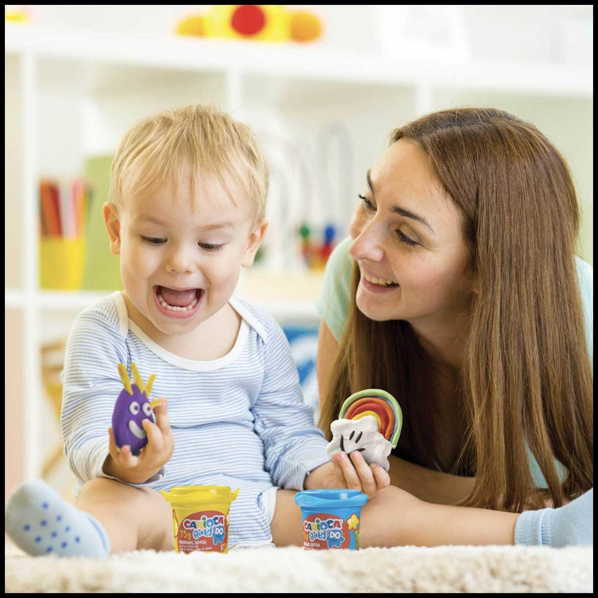 Carioca pasta da modellare baby do - 3 pz