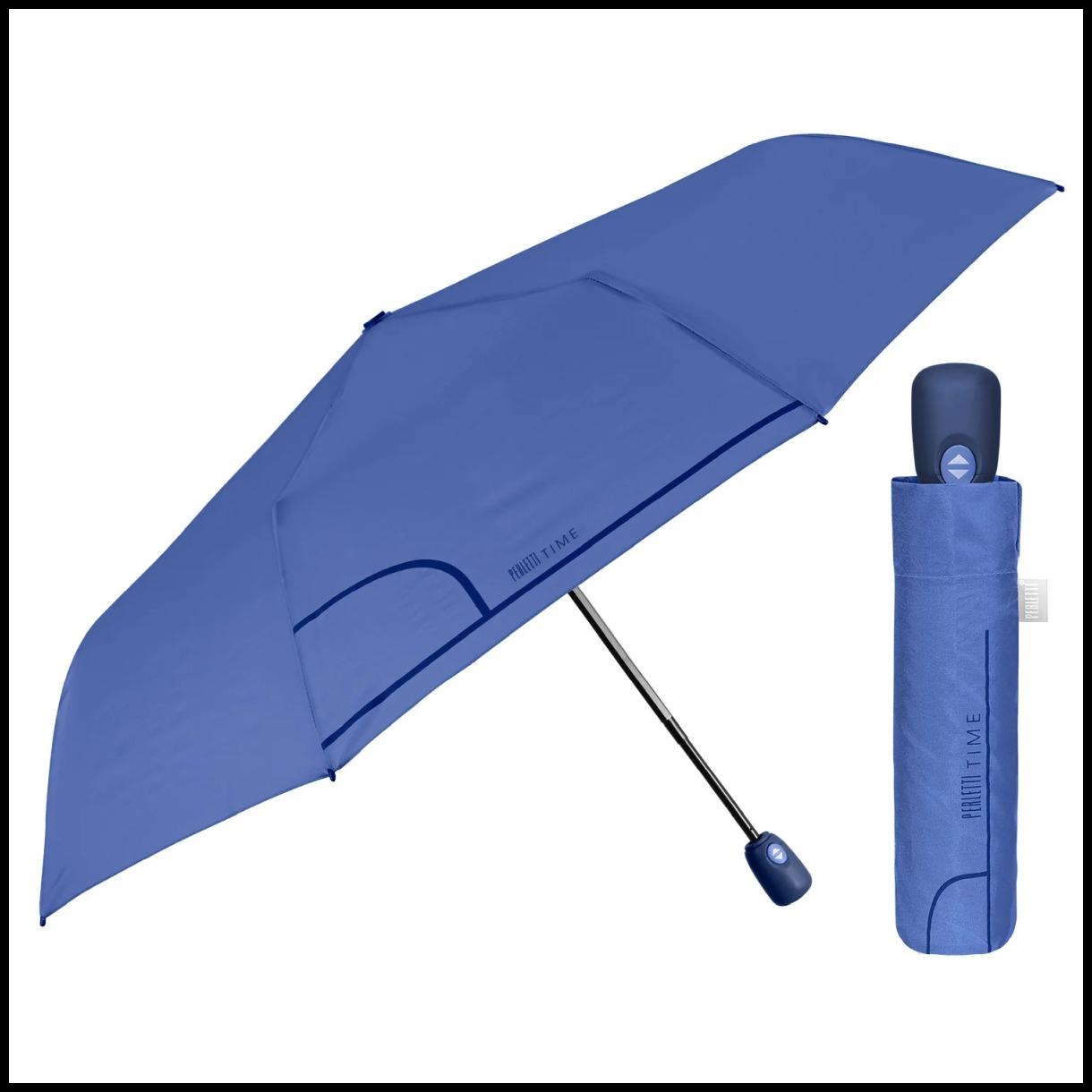 Ombrello apri e chiudi automatico tinta unita perletti