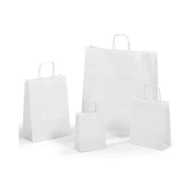 Sacchetti in carta bianco - 36 x 12 x 41 cm - 25 pz