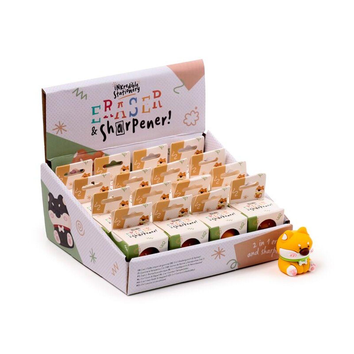 Temperamatite e gomma 2 in 1 - cani