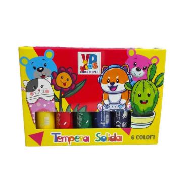 Young people - tempera solida set da 6 pz