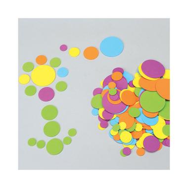 Sagome gomma crepp in busta - 200 pz - cerchi