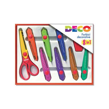 Forbici decorative in set - 8 lame - 17 cm