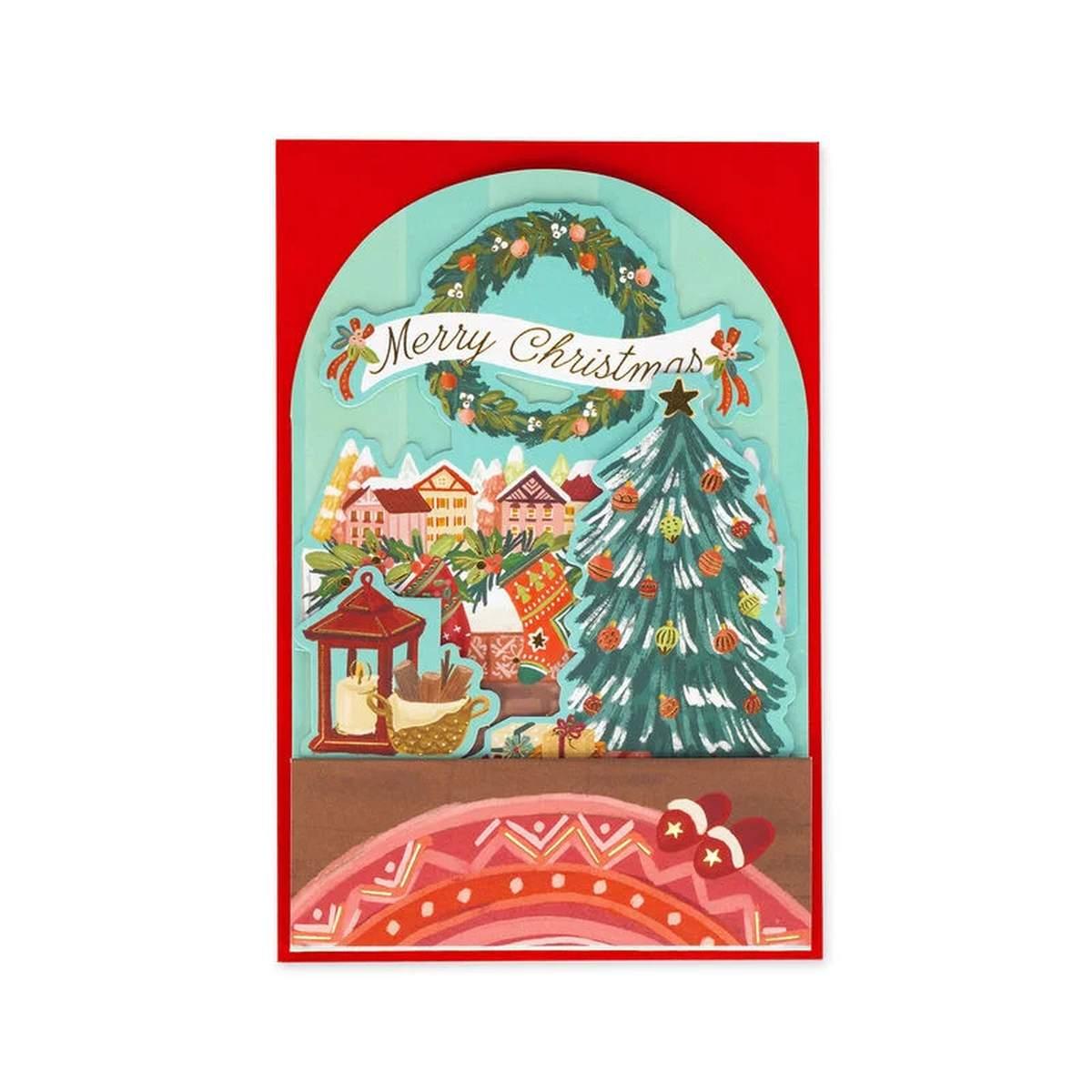 Biglietto pop up di natale