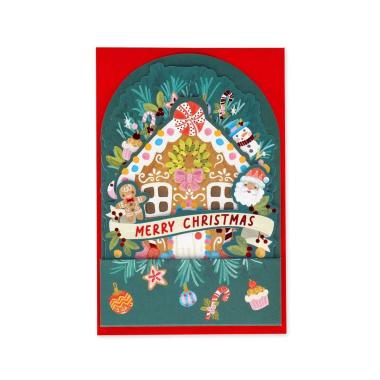 Biglietto pop up di natale