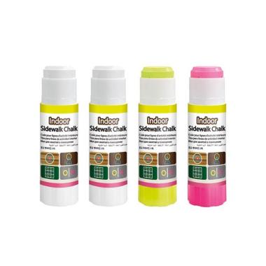 Set 4 gessi da pavimento per interno, colori assortiti.