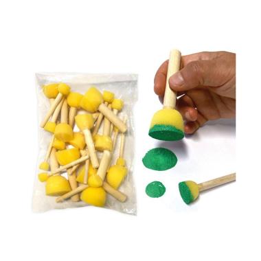 Tampone per stampigliatura - misure assortite (mm. 15-20-30-40) - 24 pz