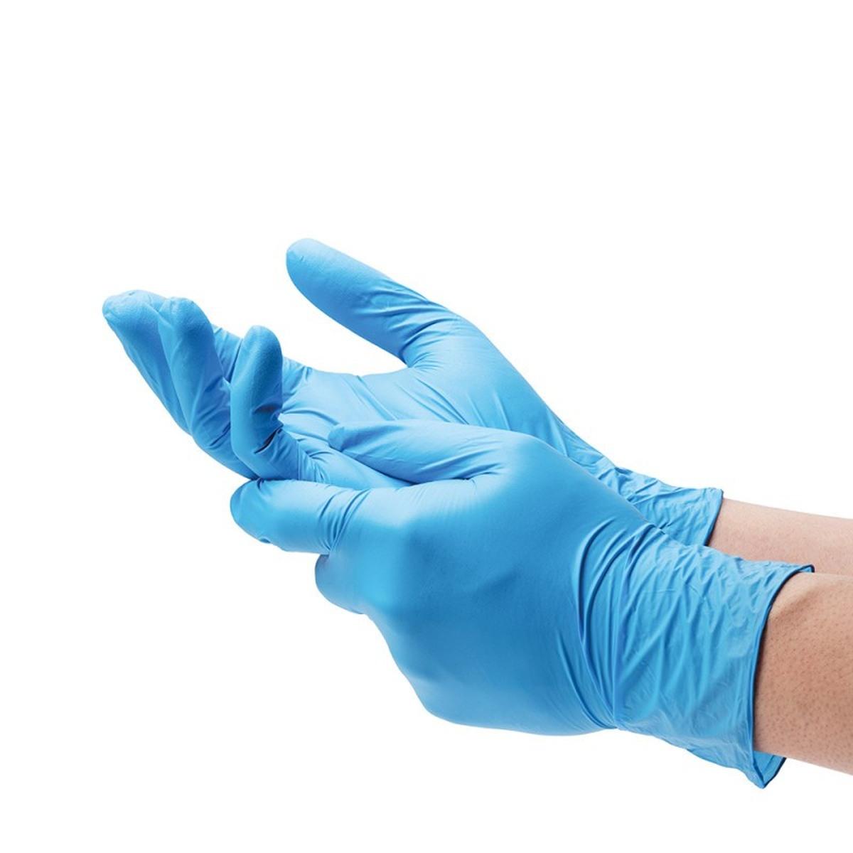 Guanti in nitrile - taglia m - 100 pz