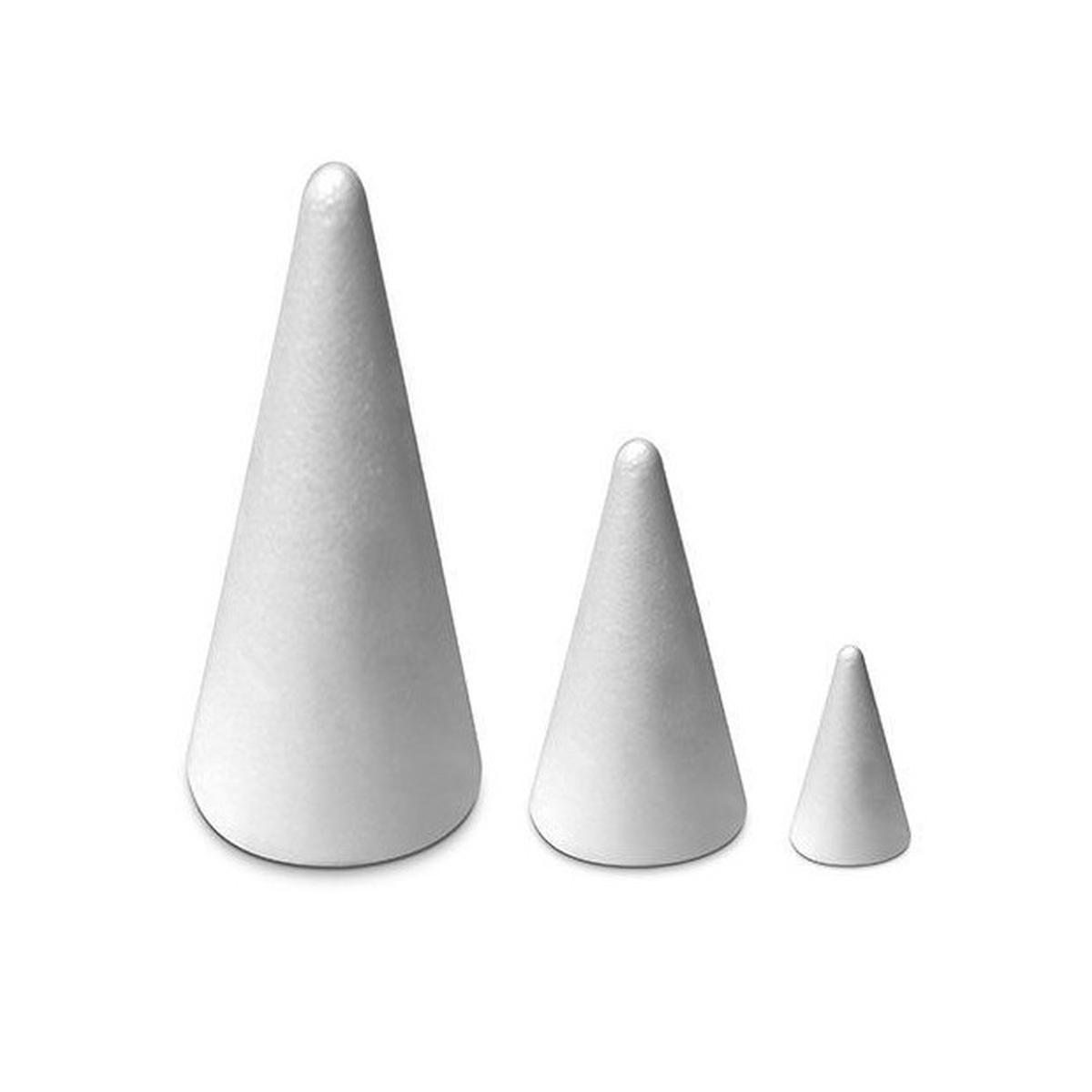 Cono in polistirolo cm 4 x 6 h