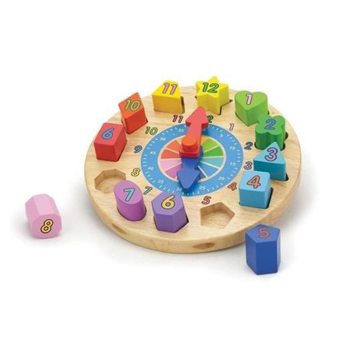 Orologio puzzle in legno