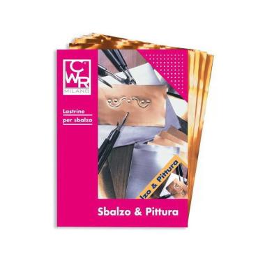 Deco - lastrine alluminio rame - 15 x 30 cm - spessore 1,2 mm