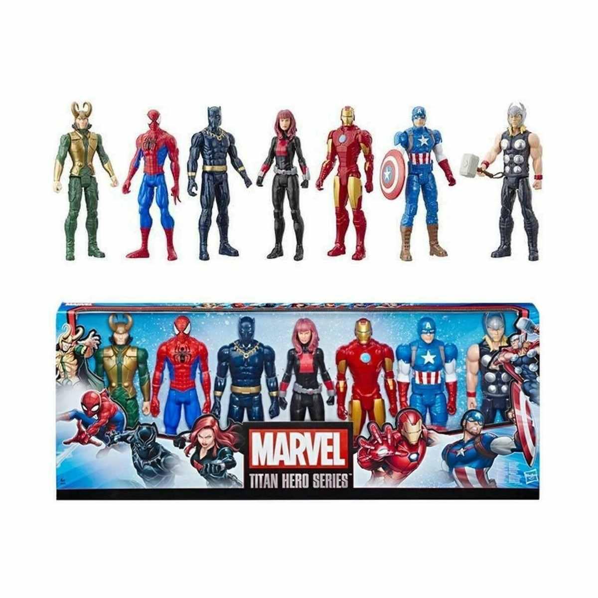 Marvel avengers titan hero collection 7 figures 30cm