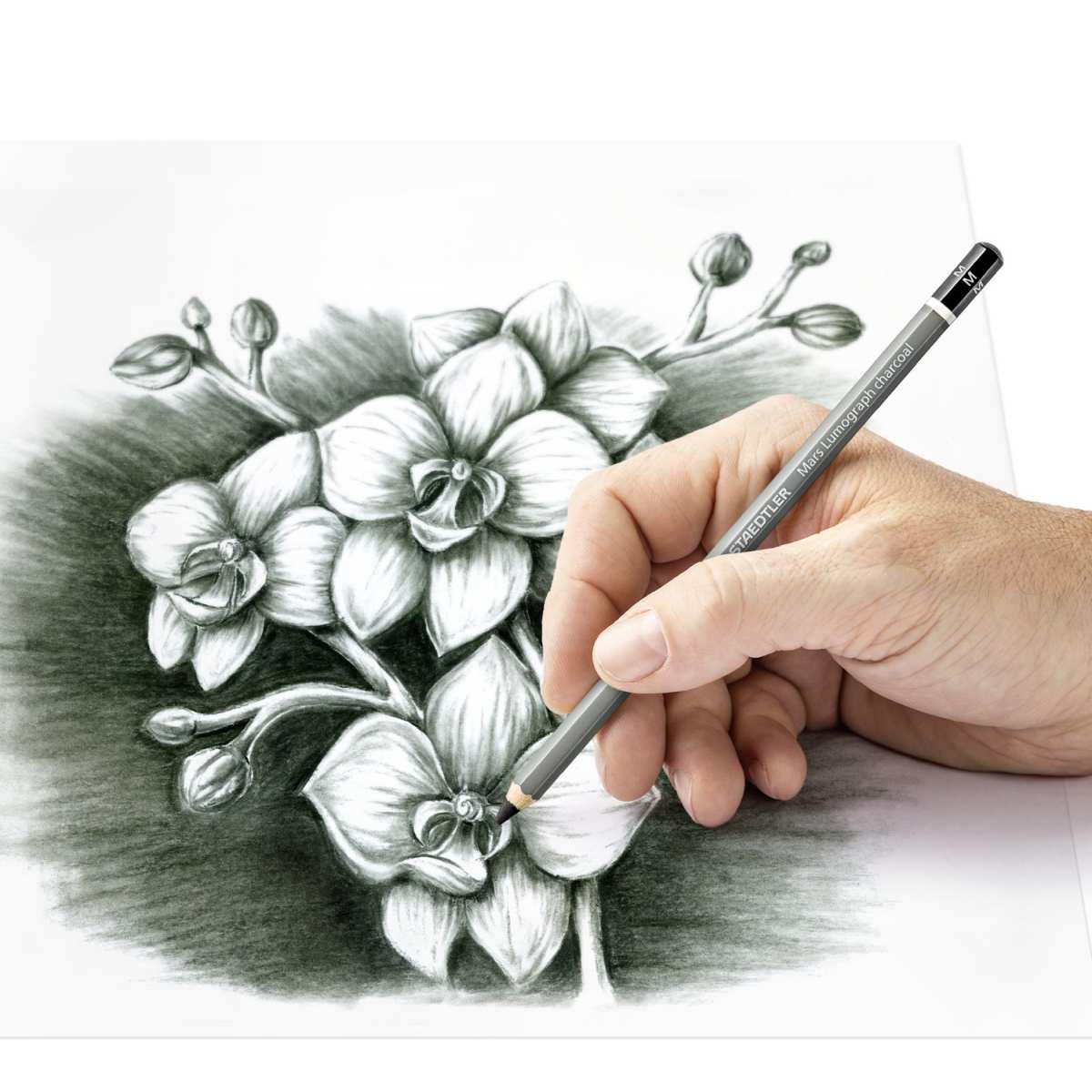 Mars® lumograph® charcoal 100c matita carboncino